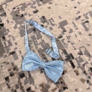 Baby Blue Bow Tie .
